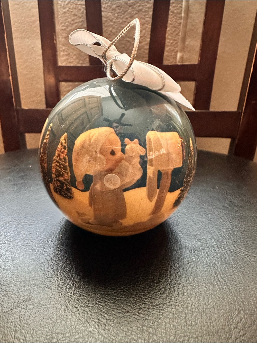 Precious Moments “May Your Christmas Be Filled With Love” Glass Ornament 1994